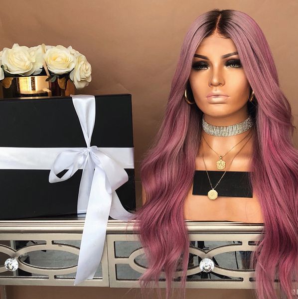 european and american women's long curly hair black gradient purple red dyed in the big wave volume wig set
european and american women's long curly hair black gradient purple red dyed in the big wave volume wig set