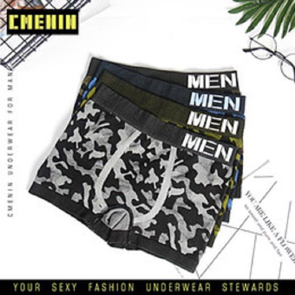 4pcs cotton men underwear boxer shorts camouflage male panties seamless slip men's boxers underpants under wear lingerie, Black;white
4pcs cotton men underwear boxer shorts camouflage male panties seamless slip men's boxers underpants under wear lingerie, Black;white