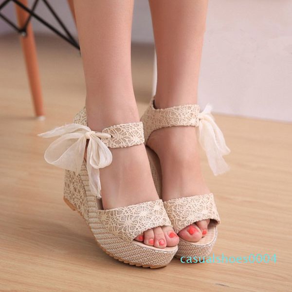 women summer sandals fashion lace up high heels wedge black / beige roman style ladies high heel platform sandals c04
women summer sandals fashion lace up high heels wedge black / beige roman style ladies high heel platform sandals c04