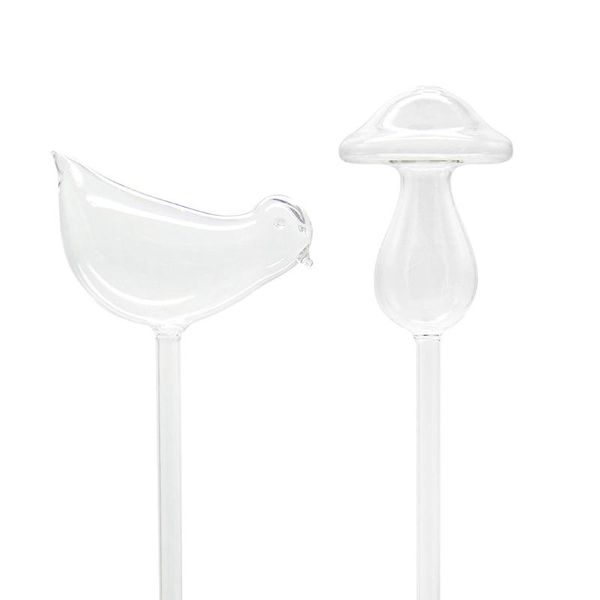 plant watering bulbs, bird/mushroom design hand-blown glass self watering (transparent)
plant watering bulbs, bird/mushroom design hand-blown glass self watering (transparent)
