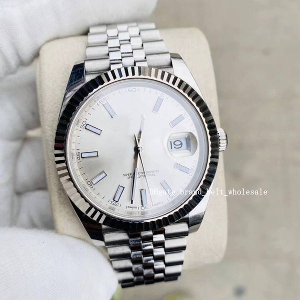 shopkeeper recommend asia 2813 movement datejust 41 white gold steel silver dial automatic men's watch, Slivery;brown
shopkeeper recommend asia 2813 movement datejust 41 white gold steel silver dial automatic men's watch, Slivery;brown
