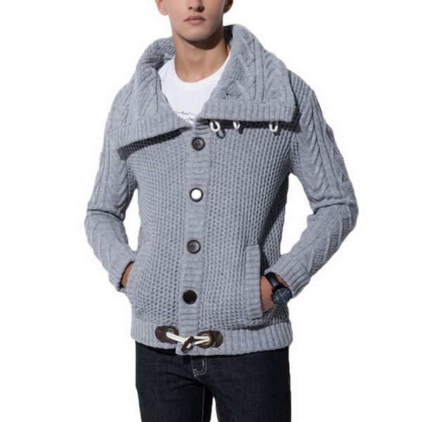 button sweater coats vintage cardigan sweater coat men winter fashion turtleneck sweaters casual warm knitting tricot jumpers, White;black
button sweater coats vintage cardigan sweater coat men winter fashion turtleneck sweaters casual warm knitting tricot jumpers, White;black