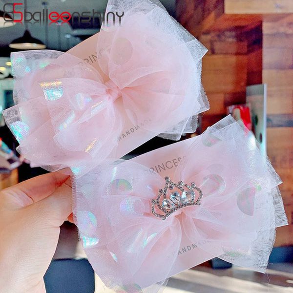 balleenshiny sequins dot mesh children's big bow crown hairpin princess baby girl headwear accessories infant kids hair clips, Slivery;white
balleenshiny sequins dot mesh children's big bow crown hairpin princess baby girl headwear accessories infant kids hair clips, Slivery;white