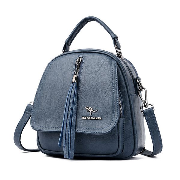 multifunction soft leather backpacks women fashion tassel youth backpack for teenage girls female bag women shoulder small bags
multifunction soft leather backpacks women fashion tassel youth backpack for teenage girls female bag women shoulder small bags