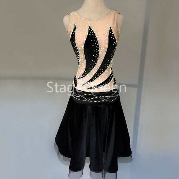new latin dance dresses women customized salsa rumba samba dancing skirt lady fringe latin competition dance dress, Black;red
new latin dance dresses women customized salsa rumba samba dancing skirt lady fringe latin competition dance dress, Black;red