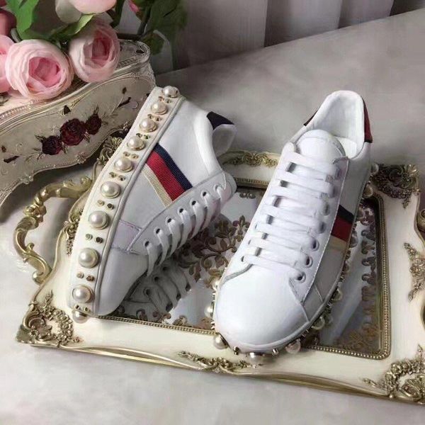 new luxury designer casual shoes ace bee pattern inlay pearl stripes rivet chaussures pour hommes leather sneakersl14, Black
new luxury designer casual shoes ace bee pattern inlay pearl stripes rivet chaussures pour hommes leather sneakersl14, Black
