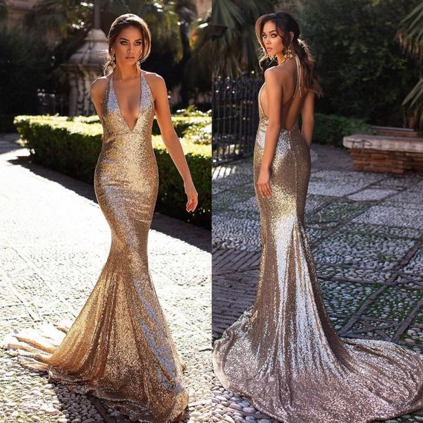 sparkly mermaid sequined backless prom dresses deep v neck sleeveless evening gowns plus size sweep train formal dress, Black
sparkly mermaid sequined backless prom dresses deep v neck sleeveless evening gowns plus size sweep train formal dress, Black