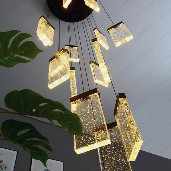 led square bubble crystal lamp loft duplex chandeliers villa l lobby decoration lamp luxury staircase crystal chandelier ing
led square bubble crystal lamp loft duplex chandeliers villa l lobby decoration lamp luxury staircase crystal chandelier ing