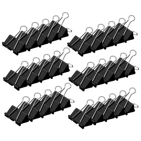 black binder clips,extra large,2 inch (30-pack), binder clips paper clamps for office/school supplies
black binder clips,extra large,2 inch (30-pack), binder clips paper clamps for office/school supplies