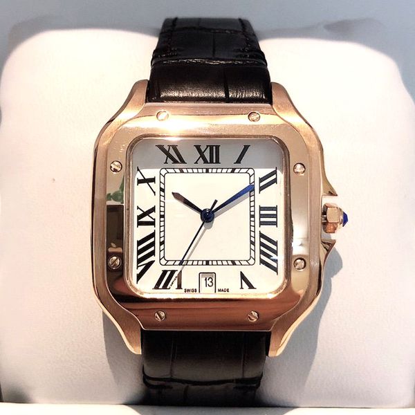 lovers luxury watch designer watches square dial automatic movement wristwatches men women montre de luxe couple watch leather strap, Slivery;brown
lovers luxury watch designer watches square dial automatic movement wristwatches men women montre de luxe couple watch leather strap, Slivery;brown