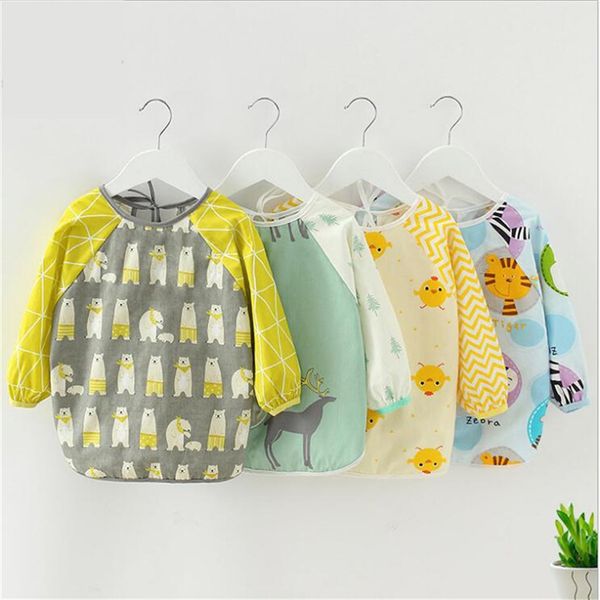 baby smock bib apron feeding backwards eating cover cartoon animals waterproof long sleeve baby bibs children clothes
baby smock bib apron feeding backwards eating cover cartoon animals waterproof long sleeve baby bibs children clothes