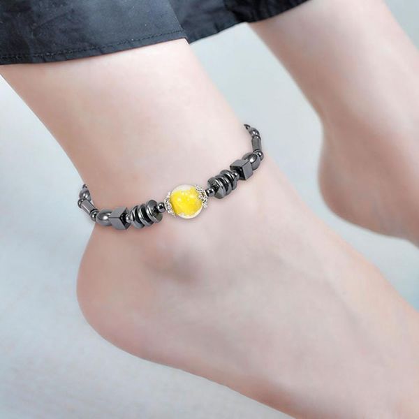 magnetic therapy bracelet slimming anklet black gallstone foot chain weight loss stimulating acupoints fat burning health care, Red;blue
magnetic therapy bracelet slimming anklet black gallstone foot chain weight loss stimulating acupoints fat burning health care, Red;blue