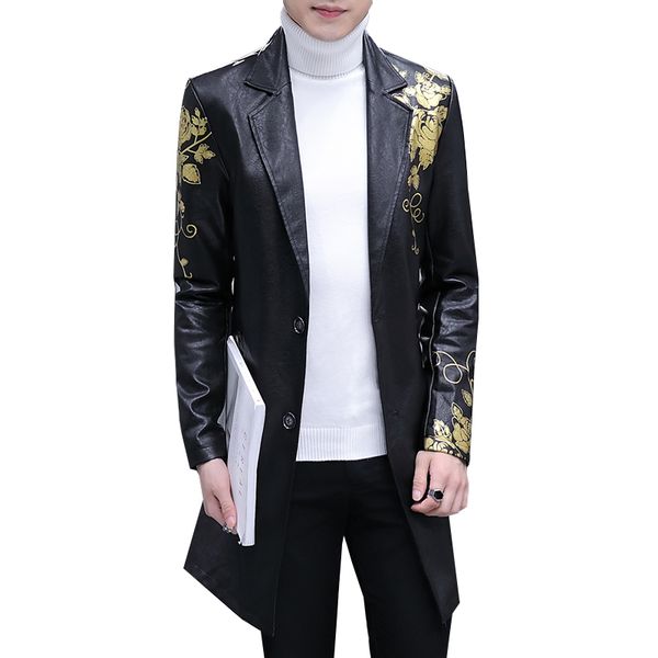 european american style jacket men faux trench coats long leather sheepskin jacket coat male leather coat winter style, Black
european american style jacket men faux trench coats long leather sheepskin jacket coat male leather coat winter style, Black