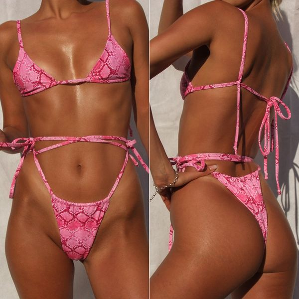 pink snake print bikini 2019 micro push up bandage swimsuit female summer swimwear women bathing suit biquini new
pink snake print bikini 2019 micro push up bandage swimsuit female summer swimwear women bathing suit biquini new