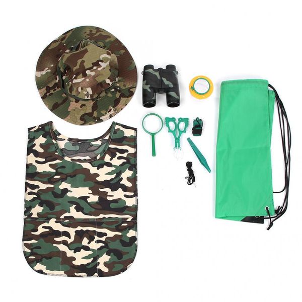 Outdoor Children Adventure Kit Binoculars Tweezers Scissor Magnifying Glass Whistle Kid Science Learn Game Toy children sports
Outdoor Children Adventure Kit Binoculars Tweezers Scissor Magnifying Glass Whistle Kid Science Learn Game Toy children sports