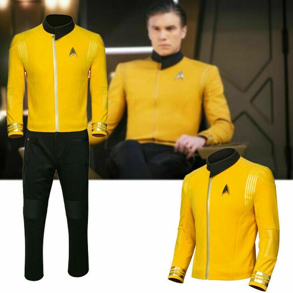 star trek discovery season 2 starfleet captain pike shirt uniform badge costumes, Black;red
star trek discovery season 2 starfleet captain pike shirt uniform badge costumes, Black;red
