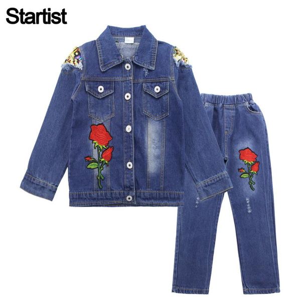 girls clothes rose flower denim jacket + jeans 2pcs costume for girls spring teenage children clothing 6 8 10 12 13 14 year, White
girls clothes rose flower denim jacket + jeans 2pcs costume for girls spring teenage children clothing 6 8 10 12 13 14 year, White