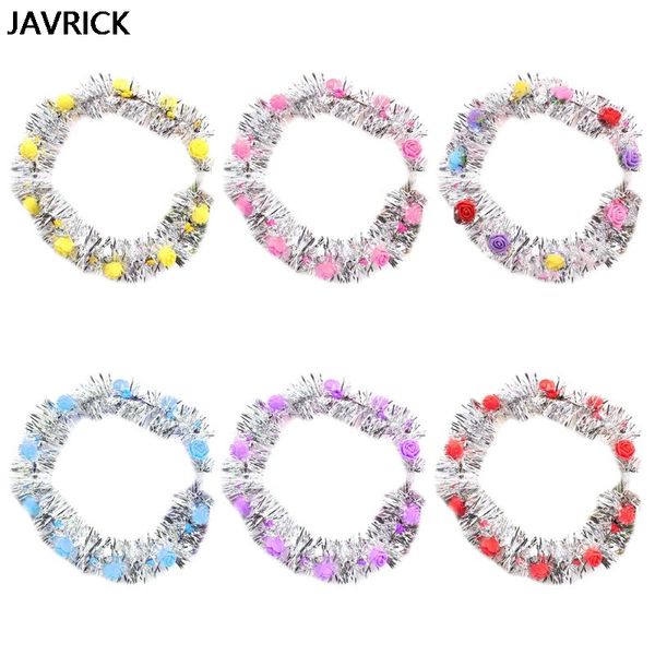 women girls floral hair jewelry led wreath headband luminous garland headdress, Golden;white
women girls floral hair jewelry led wreath headband luminous garland headdress, Golden;white