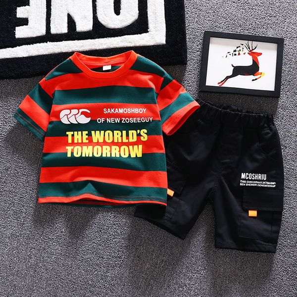 red black stripes short sleeve t-shirt short pants breeches coordinates summer dress 95% cotton boy girl 1-7 yrs old baby clothe, White
red black stripes short sleeve t-shirt short pants breeches coordinates summer dress 95% cotton boy girl 1-7 yrs old baby clothe, White