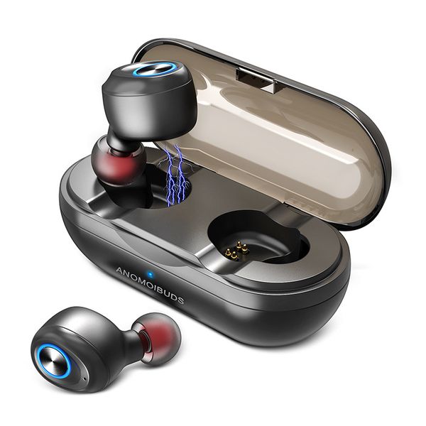 Wireless Headphones TWS Waterproof Sport Earbuds Hifi Stereo Sound In-Ear Earphones IP010-A V5.0 Built-in Mic for iPhone Samsung