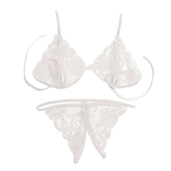 2 pieces floral lace underwear bra and open crotch thong evening dress for women, Red;black
2 pieces floral lace underwear bra and open crotch thong evening dress for women, Red;black