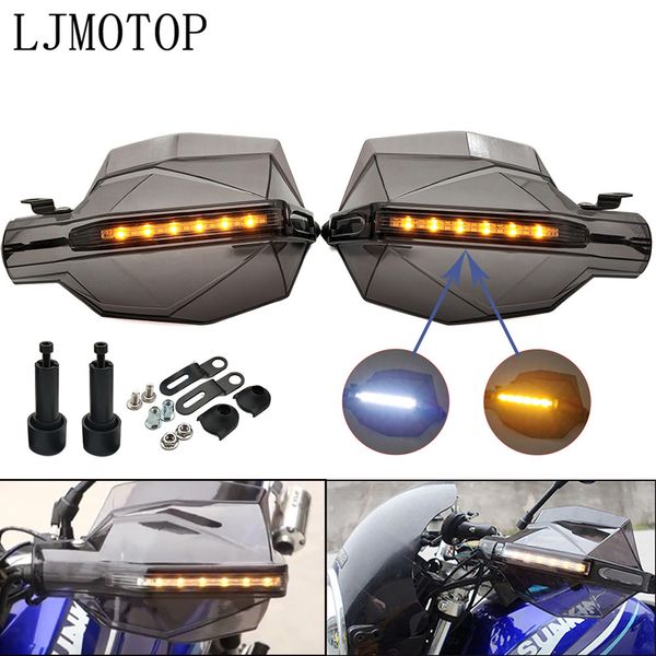 universal motorcycle hand guards with led turn signal light protectors for yamaha yzf r25 yzf r6 600r fzr 600 fz600 trx850
universal motorcycle hand guards with led turn signal light protectors for yamaha yzf r25 yzf r6 600r fzr 600 fz600 trx850