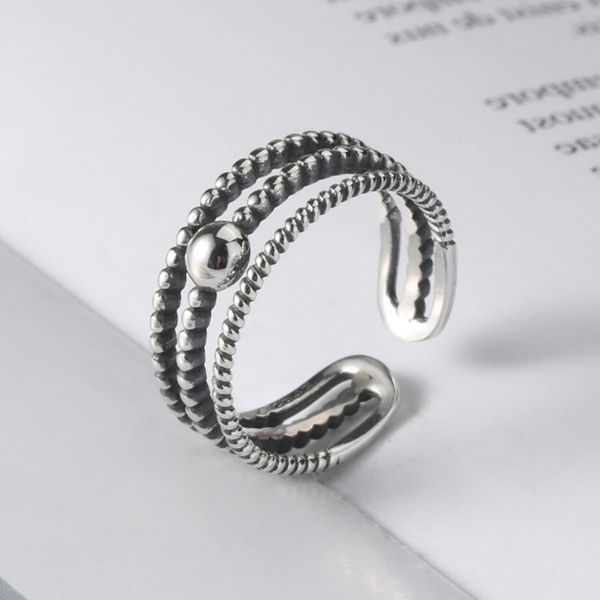 new 925 sterling silver ring girl jewelry vintage geometric round bead thai silver ring for women party accessories kofsac, Golden;silver
new 925 sterling silver ring girl jewelry vintage geometric round bead thai silver ring for women party accessories kofsac, Golden;silver