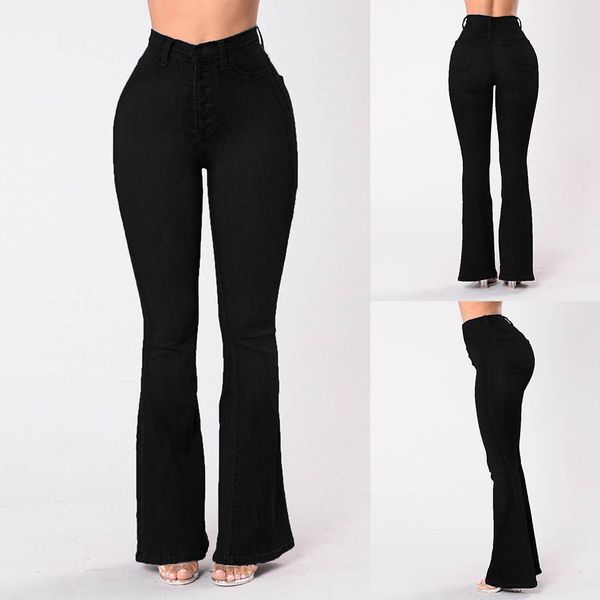 women jeans winter fashion black slim skinny high waist mom jeans pockets solid color flare mujer 2019 s10, Blue
women jeans winter fashion black slim skinny high waist mom jeans pockets solid color flare mujer 2019 s10, Blue