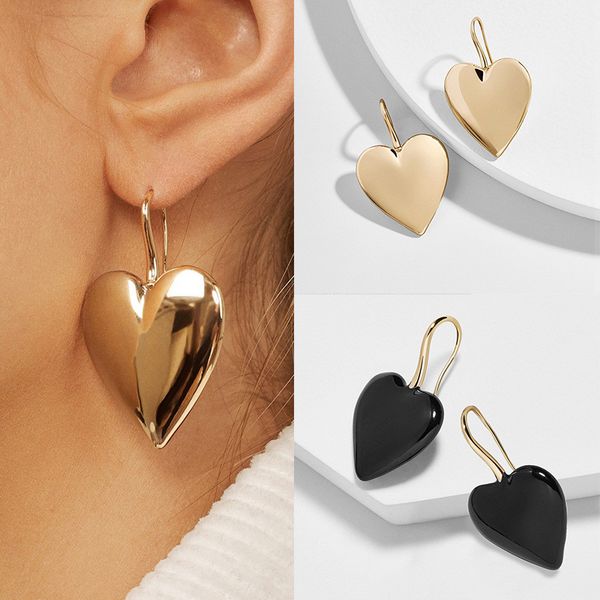 сердце форма подвески серьги для женщин небольшой обруч черный дамы мода панк падение серьги уличный стиль модные аксессуары падение доставк, Silver 
сердце форма подвески серьги для женщин небольшой обруч черный дамы мода панк падение серьги уличный стиль модные аксессуары падение доставк, Silver