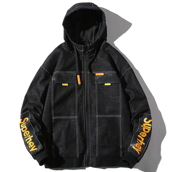 greygem men jacket with hood autumn windbreakers zipper casual outwear fashion print coats streetwear long sleeve black, Black;brown
greygem men jacket with hood autumn windbreakers zipper casual outwear fashion print coats streetwear long sleeve black, Black;brown