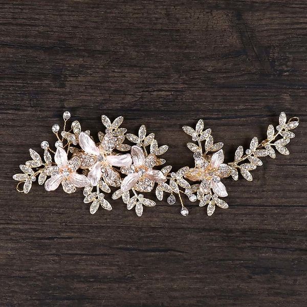 crystal rhinestone flower leaf barrettes headpiece floral headband bride hair ornaments wedding hair accessories for women jl, Golden;white
crystal rhinestone flower leaf barrettes headpiece floral headband bride hair ornaments wedding hair accessories for women jl, Golden;white