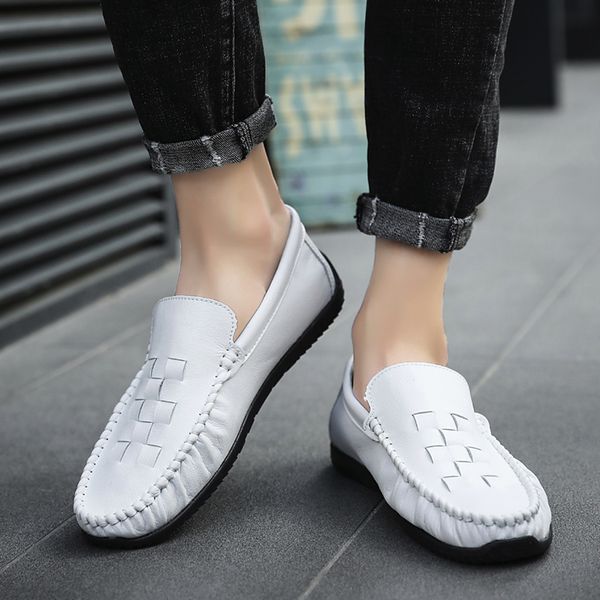 2019 autumn winter men's shoes retro simple shoes soft hollow business leather slip-on driving non-slip casual#g8, Black
2019 autumn winter men's shoes retro simple shoes soft hollow business leather slip-on driving non-slip casual#g8, Black