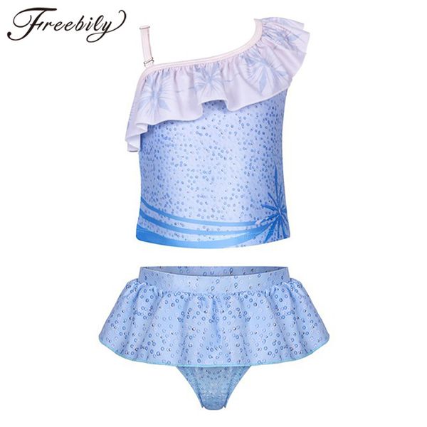 Kids Girls Tankini Ruffled Swimsuits Swimwear Toddlers One-shoulder Printed Swim Tops with Bottoms Swimming Bathing Suit Set
Kids Girls Tankini Ruffled Swimsuits Swimwear Toddlers One-shoulder Printed Swim Tops with Bottoms Swimming Bathing Suit Set