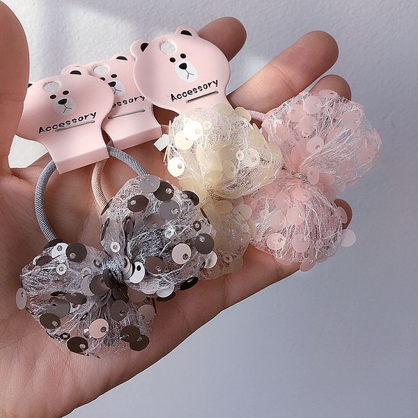 hair accessories 2021 korean simple cute head rope sequins bow ties sweet elastic rubber bands for girl fashion, Slivery;white
hair accessories 2021 korean simple cute head rope sequins bow ties sweet elastic rubber bands for girl fashion, Slivery;white
