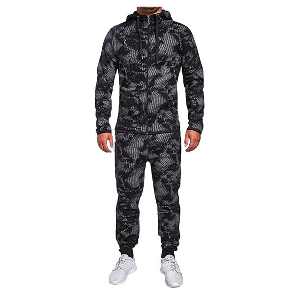 2019 autumn fashion men's fitness casual trend stripe sports suit baseball collar zipper long sleeve pants suit tracksuit#lr3, Gray
2019 autumn fashion men's fitness casual trend stripe sports suit baseball collar zipper long sleeve pants suit tracksuit#lr3, Gray