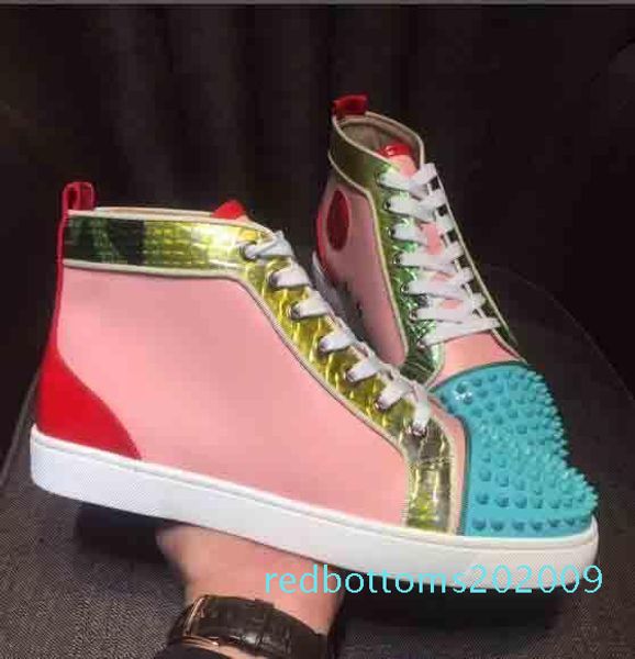 real picture red bottom sneakers for men luxury red yellow spikes fashion casual mens womens shoes designer leisure trainers footwear r09, Black
real picture red bottom sneakers for men luxury red yellow spikes fashion casual mens womens shoes designer leisure trainers footwear r09, Black