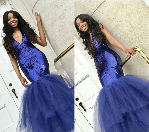black girl sequined prom dresses navy blue deep v neck formal evening gowns tulle skirt vestidos de fiesta african mermaid party dress
black girl sequined prom dresses navy blue deep v neck formal evening gowns tulle skirt vestidos de fiesta african mermaid party dress