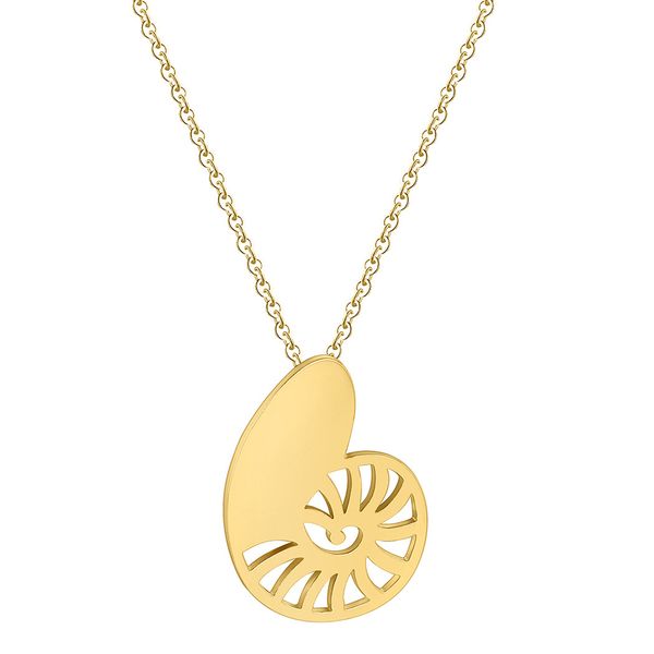 unique shell pendant necklaces 3 colors stainless hollow conch charm necklaces trendy 45cm chain for women men gifts, Silver
unique shell pendant necklaces 3 colors stainless hollow conch charm necklaces trendy 45cm chain for women men gifts, Silver