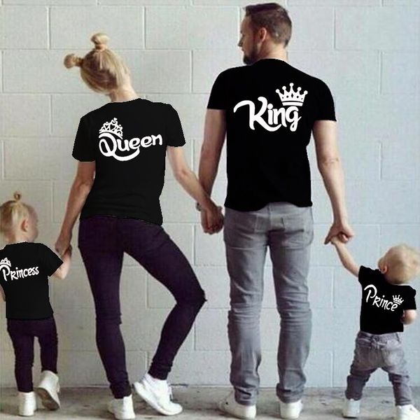 woman shirt women clothing new summer king queen prince princess outfits women men boy girl cotton family t shirts black white tee
woman shirt women clothing new summer king queen prince princess outfits women men boy girl cotton family t shirts black white tee