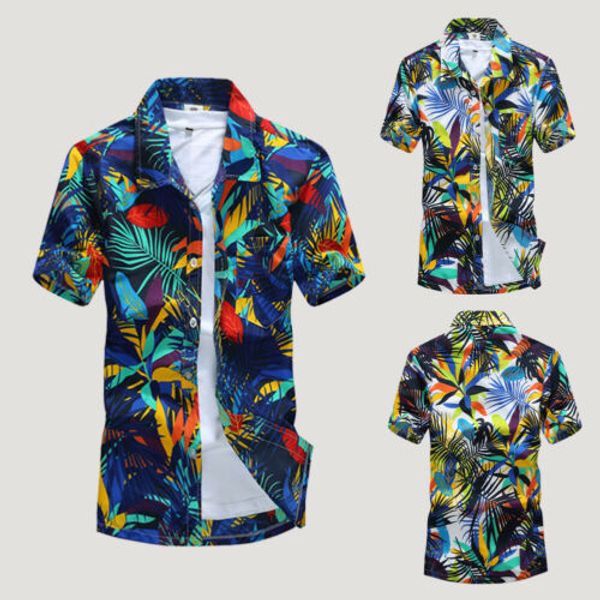 men's floral print shirt casual short sleeve 2019 new summer hawaiian aloha beach tropical shirt beach shirts -4xl, White;black
men's floral print shirt casual short sleeve 2019 new summer hawaiian aloha beach tropical shirt beach shirts -4xl, White;black