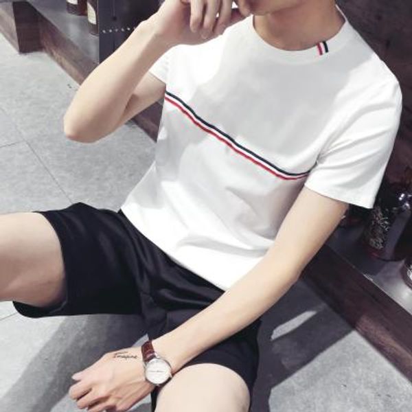 mens t shirt round neck summer fashion tees male t-shirt male cotton print boys tshirt black high quality, White;black
mens t shirt round neck summer fashion tees male t-shirt male cotton print boys tshirt black high quality, White;black