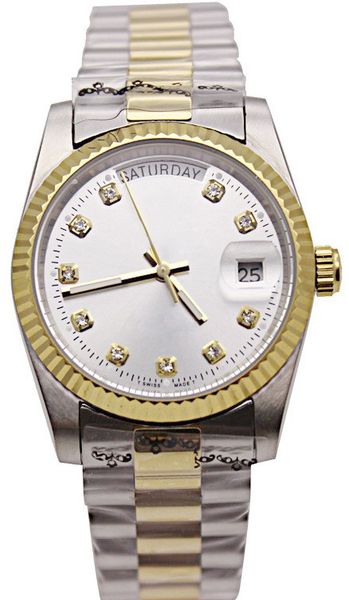 2020 day mechanical men' black bracelet stainless steel automatic movement gold silver watches wristwatches date, Slivery;brown
2020 day mechanical men' black bracelet stainless steel automatic movement gold silver watches wristwatches date, Slivery;brown