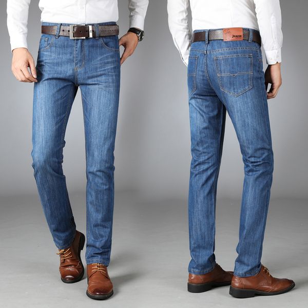 men's slim straight pants business fashion loose men's jeans men plus size jeans male distressed denim pants biker, Blue
men's slim straight pants business fashion loose men's jeans men plus size jeans male distressed denim pants biker, Blue