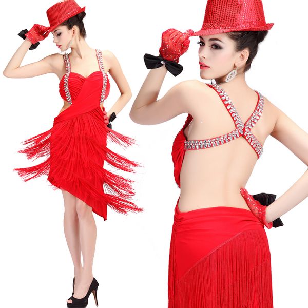 latin dance dress women fringe tango salsa rumba samba cha cha performance clothes ladies red competition dresses dc3608, Black;red 
latin dance dress women fringe tango salsa rumba samba cha cha performance clothes ladies red competition dresses dc3608, Black;red