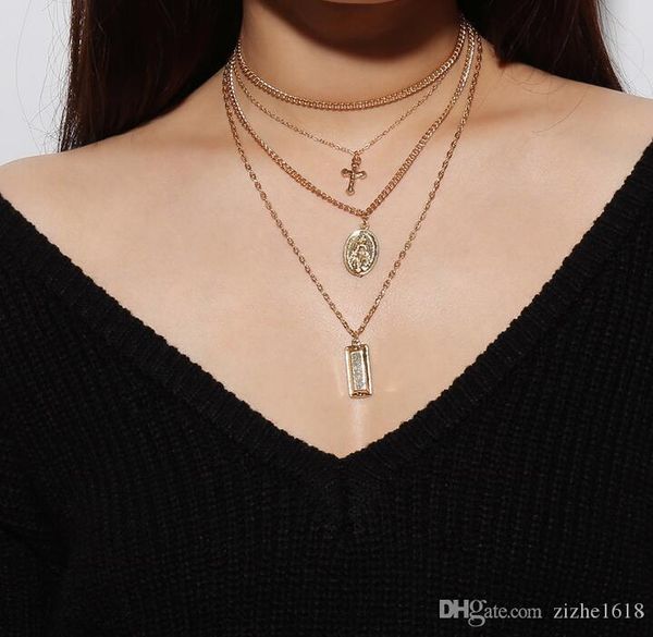 necklace pendant 4 piece set gold silver retro beach christian cross virgin pine stone chain summer woman girl gift fashion wholesale jewelr
necklace pendant 4 piece set gold silver retro beach christian cross virgin pine stone chain summer woman girl gift fashion wholesale jewelr
