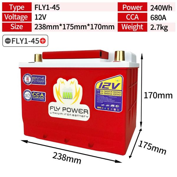 1-45 high power 12v 240wh cca680a automobile lithium iron battery with jump starter protection motor car lifepo4 battery bms
1-45 high power 12v 240wh cca680a automobile lithium iron battery with jump starter protection motor car lifepo4 battery bms