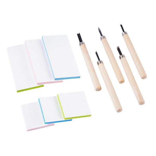 pine wood carving tools steel sculpting knife square rubber stamp carving blocks professional candy color rubber brick
pine wood carving tools steel sculpting knife square rubber stamp carving blocks professional candy color rubber brick