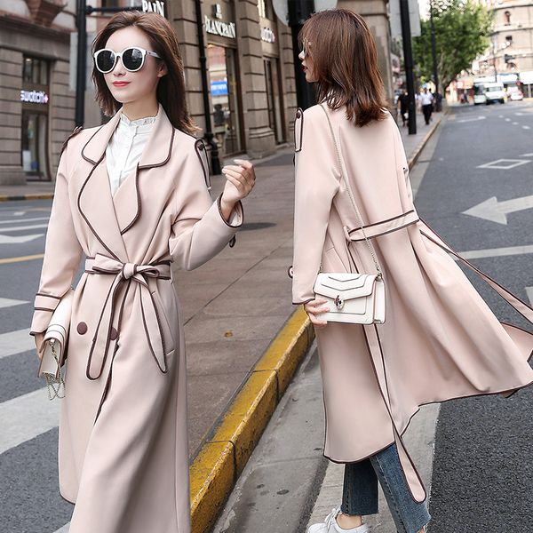x-longautumn and winter women's casual windbreaker 2019new double-breasted retro washed jacket loose women's long trench coat xl, Tan;black
x-longautumn and winter women's casual windbreaker 2019new double-breasted retro washed jacket loose women's long trench coat xl, Tan;black