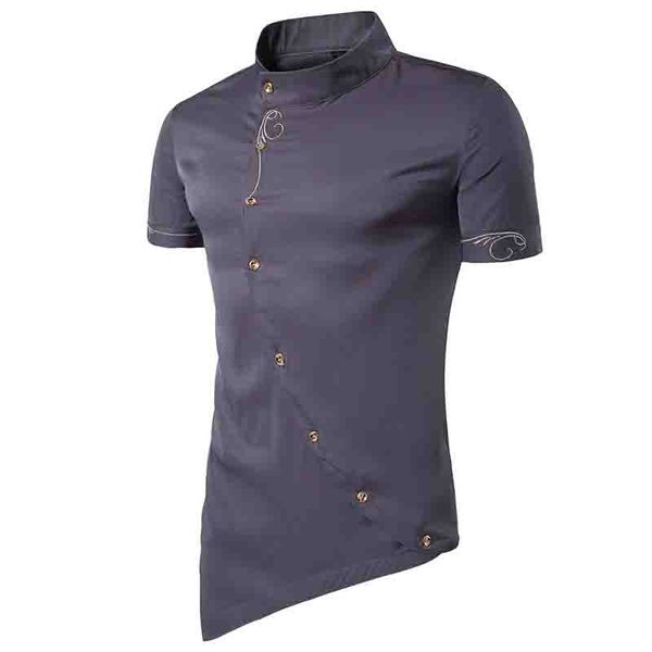 new 2020 fashion summer casual official oblique placket pointed skirt suit collar short sleeve high-grade embroidery dress shirt, White;black
new 2020 fashion summer casual official oblique placket pointed skirt suit collar short sleeve high-grade embroidery dress shirt, White;black