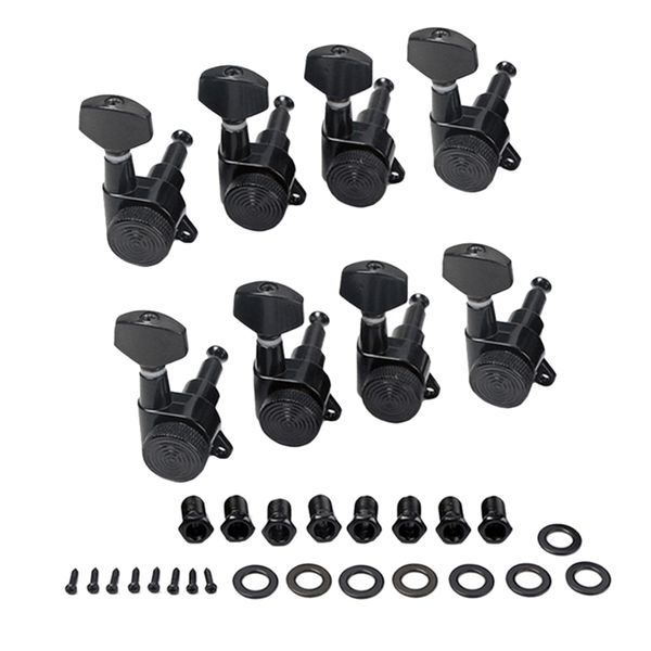8x replace guitar machine heads knobs guitar string tuning pegs machine head tuners for acoustic, electric guitar (black
8x replace guitar machine heads knobs guitar string tuning pegs machine head tuners for acoustic, electric guitar (black